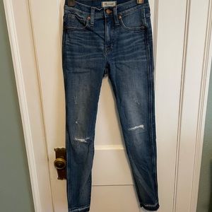 Madewell 9” High Rise Skinny Jeans